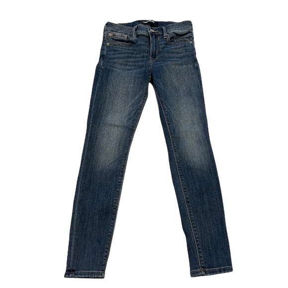 Express 0S/0C dark wash skinny mid rise legging jeans